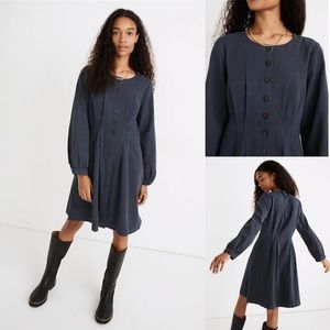 Madewell Women's Long-Sleeve
Button-Front Mini Dress Size 10
Nb356 ($128)